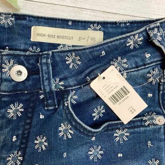Anthropologie Pilcro and the Letterpress High Rise Bootcut Cropped Jeans - Picture 7 of 14